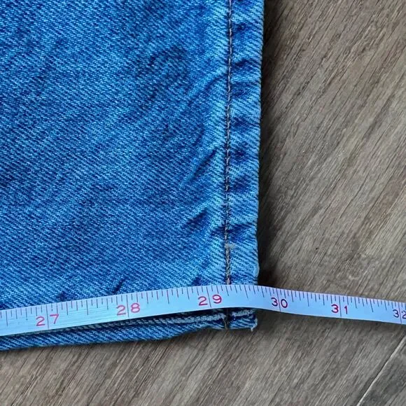 NWT Madewell Low-Slung Straight Jeans Size 27 N0656 Light Wash Patch Pockets - Picture 12 of 12